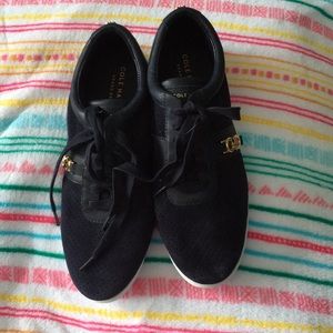 NWOT Colehaan navy sneakers!